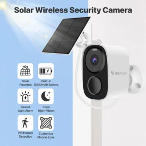 Wireless Outdoor Solar Security Camera
